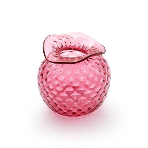 Mariposa  Studio Glass Pink Pineapple Textured Bud Vase $59.00