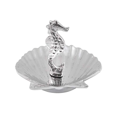 $42.00 Seahorse and Scallop Ring Dish