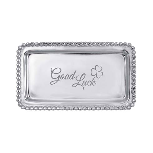 GOOD LUCK  Beaded Statement Tray image