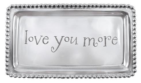 $39.00 Love You More Beaded Tray