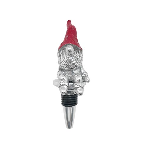 $28.00 Gnome with Red Hat Bottle Stopper