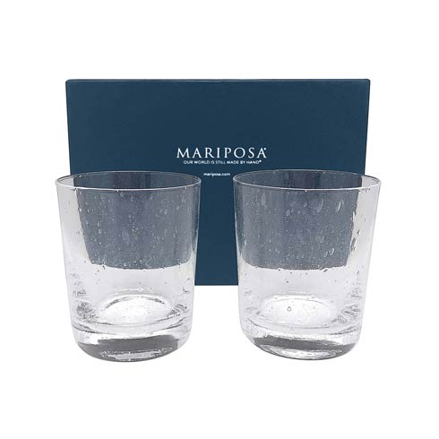 Mariposa Bellini Stemless Red Wine Glass Set of 4 