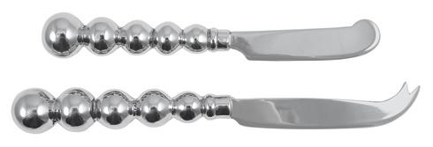 Mariposa  String of Pearls Pearled Cheese Knife Set $54.00