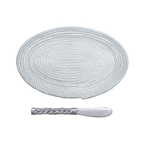 $59.00 Ceramic Rope Oval Plate & Rope Spreader