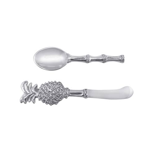 Bamboo Spoon & Pineapple Spreader Set image