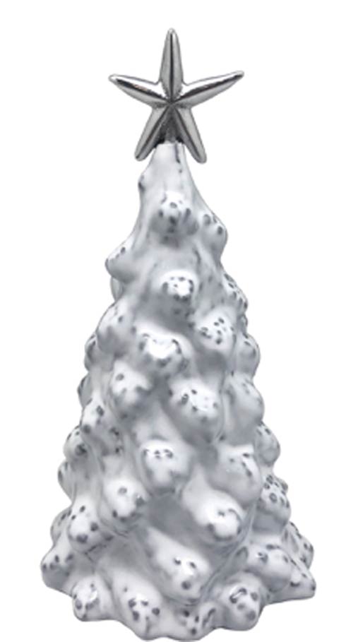 $69.00 White Ceramic 7" Tree with Star