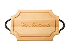 Maple Leaf at Home   18" Scalloped Board with Handles $158.00