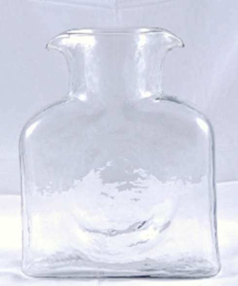 Blenko Glass Co   Water Bottle Clear $58.00