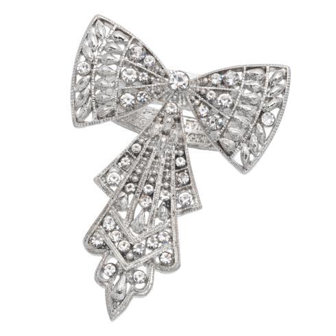 $160.00 Silver Bow (Set of 4)
