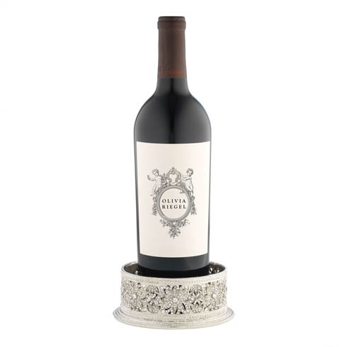 $250.00 Silver Windsor Wine Coaster / Candleholder