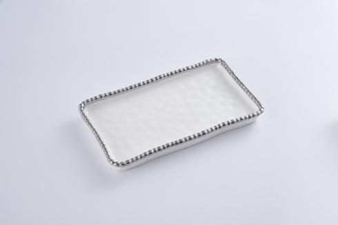 Pampa Bay  Vanity Accessories with Silver Beads Rectangular Tray $31.25