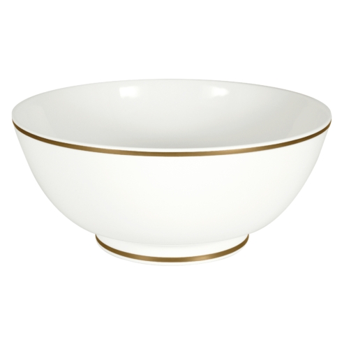 Pickard China Signature With No Monogram - Gold Ultra-White Round Footed Bowl $232.00