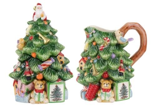 Spode  Christmas Tree Christmas Tree-shaped Sugar & Creamer $29.99
