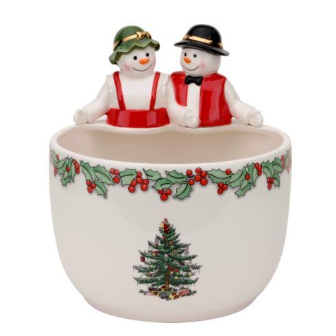 Mr. & Mrs.Snowman Candy Bowl - $39.99