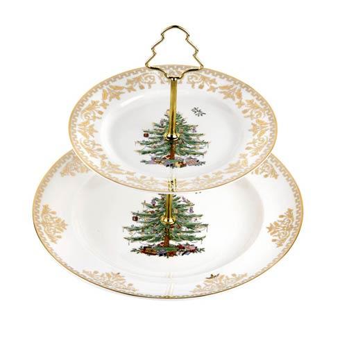 Gold Collection  2-Tier Cake Stand - $49.99