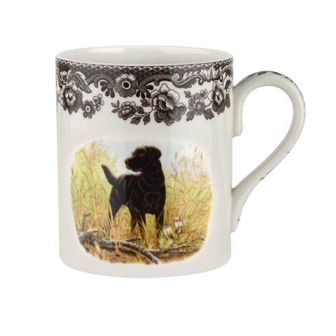 Spode Woodland Hunting Dogs Collection 16 oz Mug Black Labrador $32.00