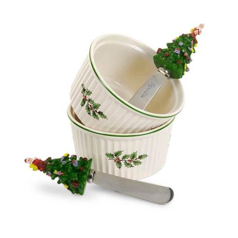 Spode Christmas Tree  Serveware/Giftware Dipping Set $53.00