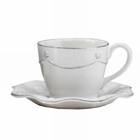Pieces of Eight Exclusives   Berry and Thread Cup and Scalloped Saucer $46.00