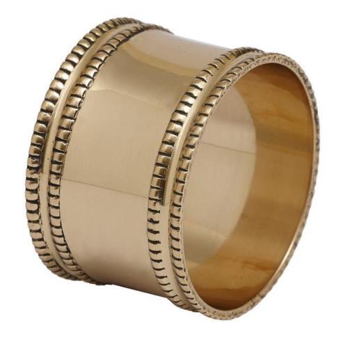 Pieces of Eight Exclusives   Napkin Ring-Antique Gold Finish $6.50