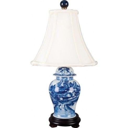 $335.00 Blue and White Classic Lamp