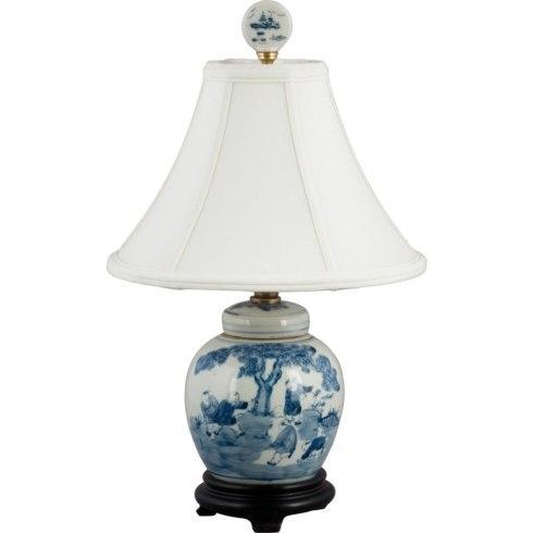$280.00 Blue &amp; White Lamp