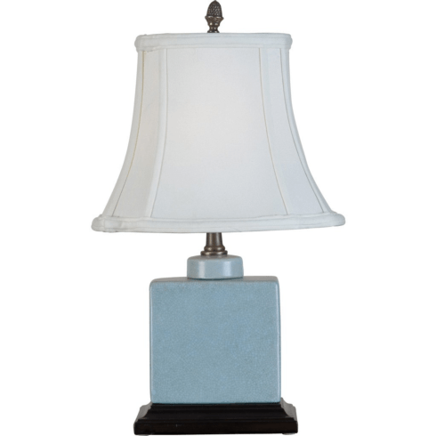 Celedon Blue Box Lamp - $250.00