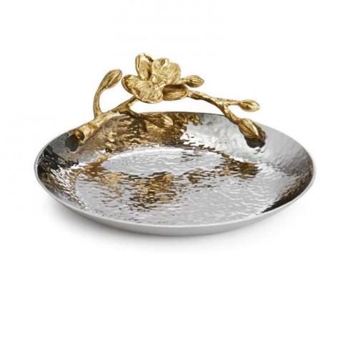 PS The Letter Exclusives   Michael Aram Gold Orchid Small Round Trinket Tray $70.00