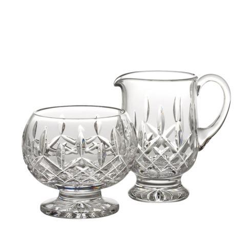 Waterford   Lismore Footed Sugar and Creamer $225.00