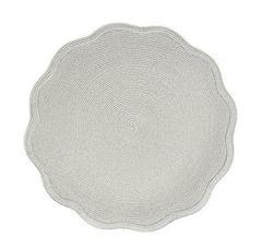 Silver Shimmer Scallop Placemat - $55.00