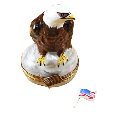 $289.00 BALD EAGLE WITH AMERICAN FLAG