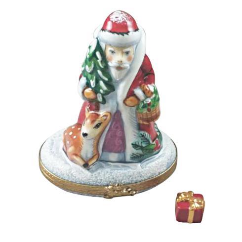 $299.00 Santa with Reindeer and Gift