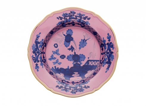 Ginori 1735 Oriente Italiano Azalea Round Flat Platter $325.00