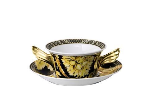 Cream Soup Cup & Saucer (DISCO. While Supplies Last) image