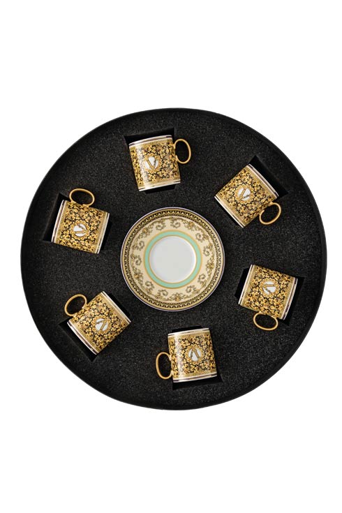$2,145.00 AD Cup & Saucer Set/Six Round Hat Box