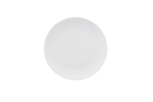 $12.00 White Bread & Butter Plate 6 1/2 in