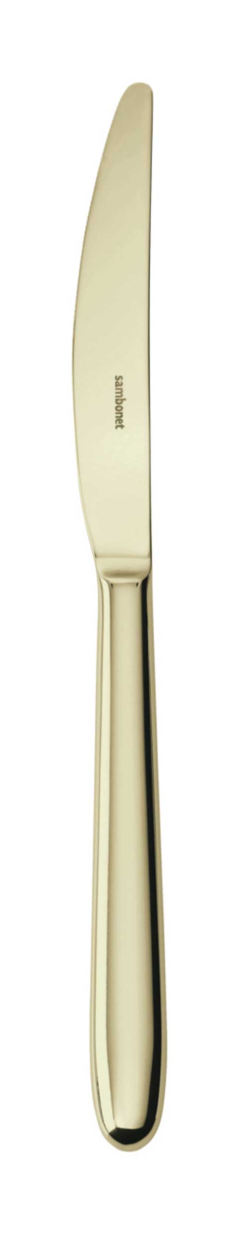 $43.00 Champagne - Dessert Knife SH 18/10 s/s - PVD Champagne