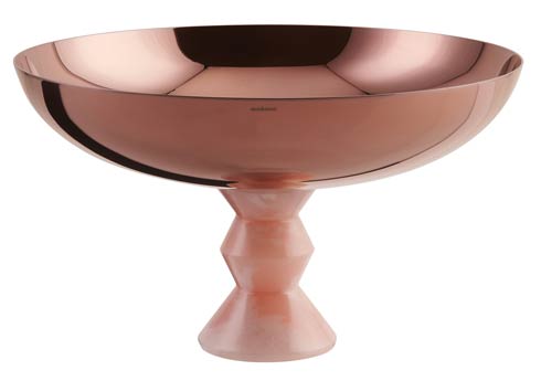 Footed Cup 10 1/4 in H 6 in PVD Rum/Pink Resin image