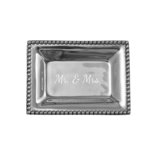 $51.00 Infinity Extra Small Tray with Mr. &amp; Mrs