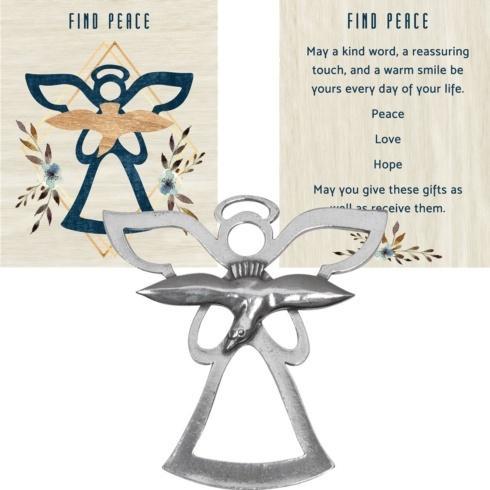 $16.00 ANGEL BLESSING ORNAMENT – FIND PEACE