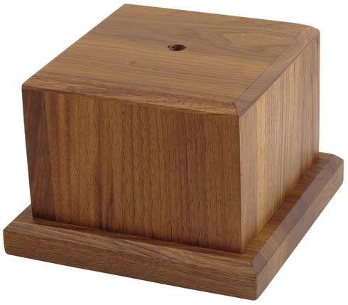 $161.00 Large Wooden Base, 6 ½" tall