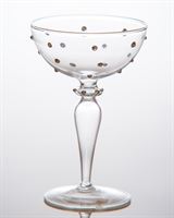 $18.00 Coupe Champagne w/Gold Dots