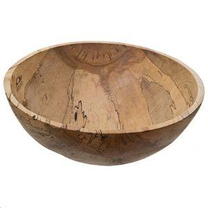 Peterman’s Boards & Bowls   18" Spalted Maple Oval Bowl $365.00