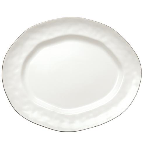 Skyros Designs  Cantaria - Matte White Large Oval Platter $84.00