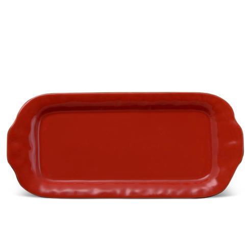 Skyros Designs  Cantaria - Poppy Red Large Rectangular Tray  $108.00