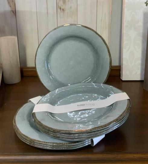 Special Moments Exclusives   melamine plate set/4 slate blue $49.00