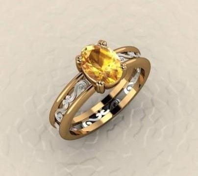 $0.00 Custom Yellow Sapphire Ring