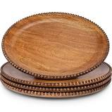 GG Collection   Charger - Wood Beaded $53.00