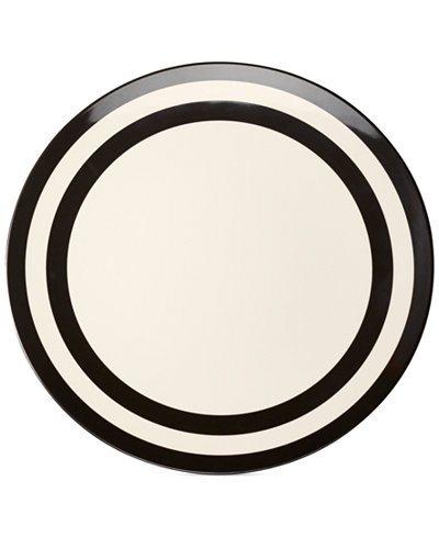 $20.00 Raise a Glass Melamine Dinner Plate ( B&W Stripe)