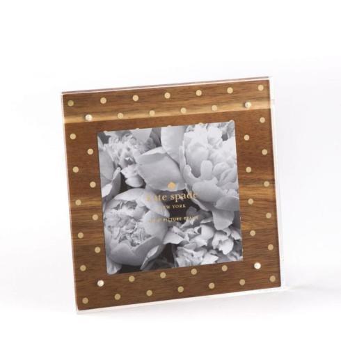 $35.00 Strike Gold Acrylic & Wood Picture Frame