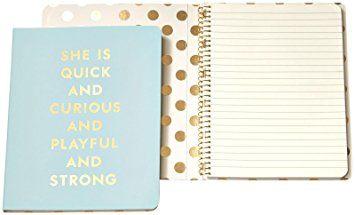 $14.00 Notebook Quick and Curious Blue